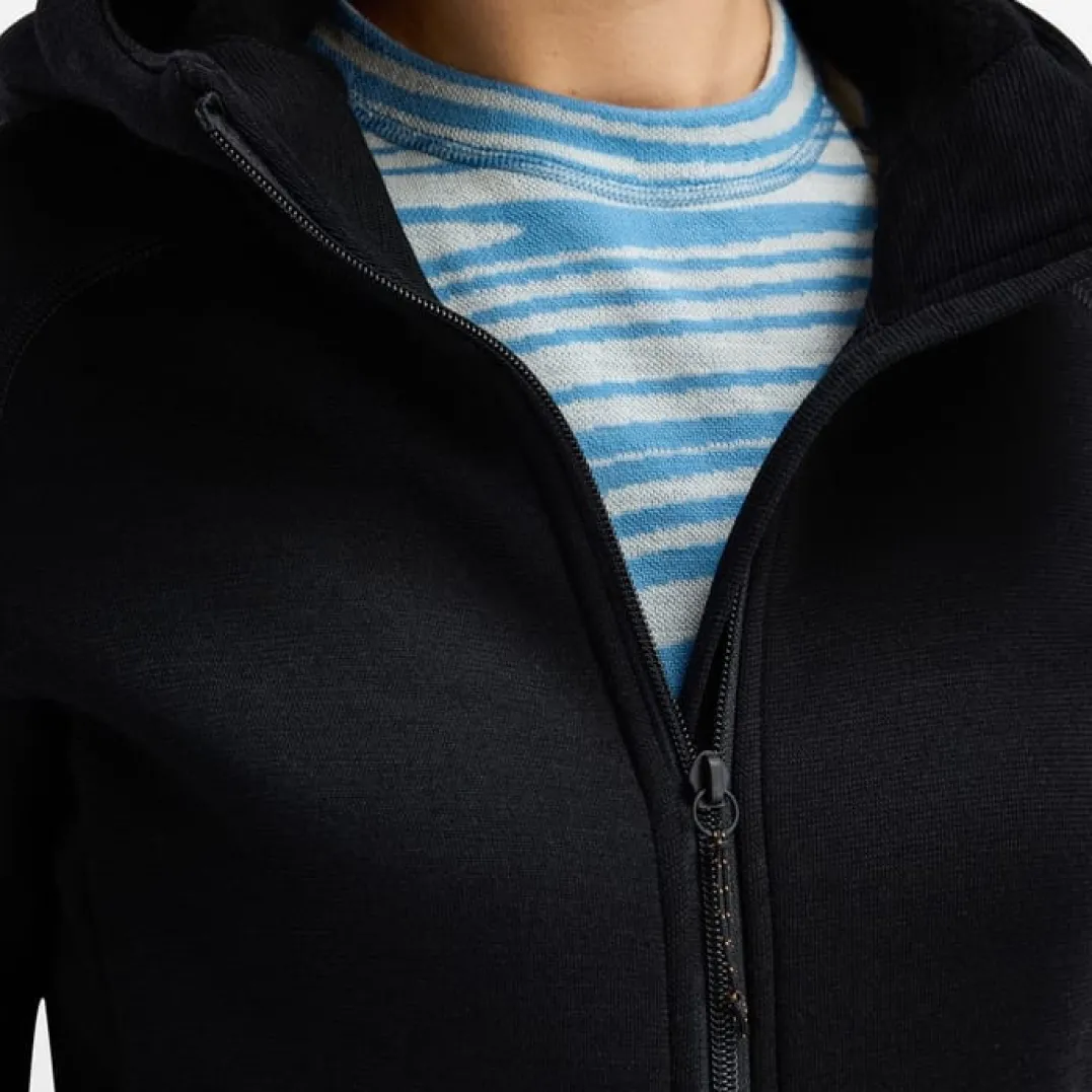 Aclima Fleecewool Hooded Jacket W'S Jet Black