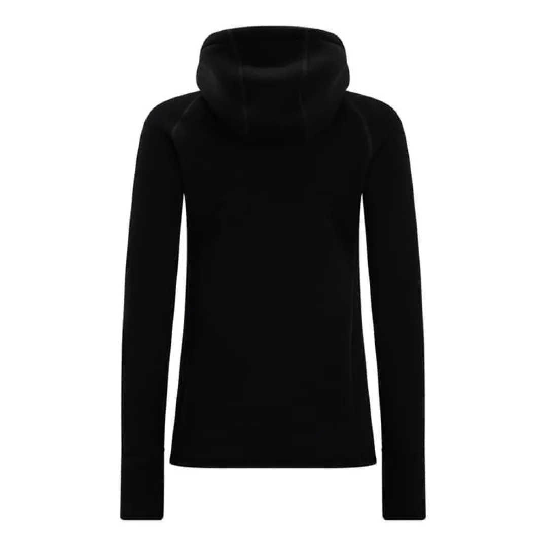 Aclima Fleecewool Hooded Jacket W'S Jet Black