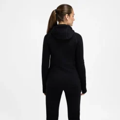 Aclima Fleecewool Hooded Jacket W'S Jet Black