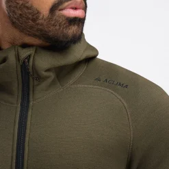 Aclima Fleecewool Hooded Jacket M'S Tarmac