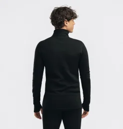 Aclima Fleecewool V2 Polo W/ Zip M'S Jet Black