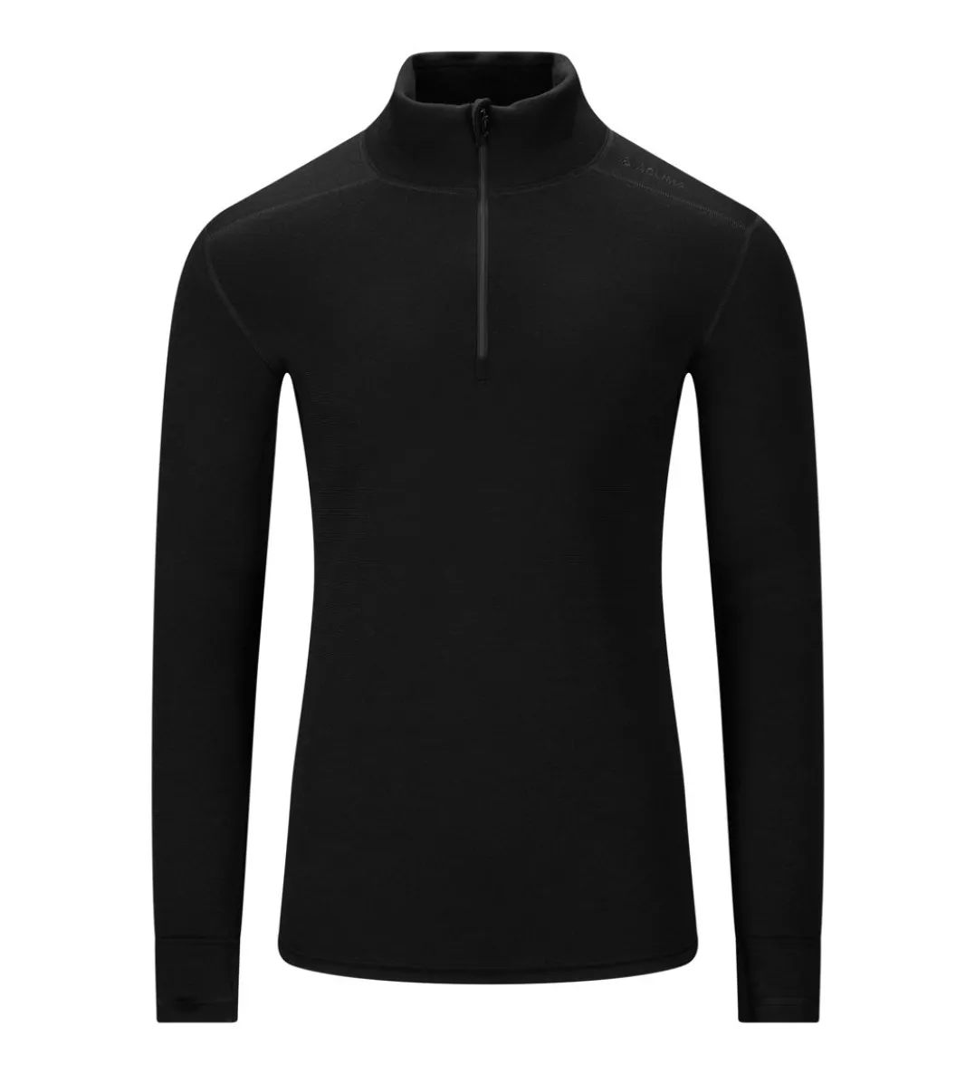 Aclima Fleecewool V2 Polo W/ Zip M'S Jet Black