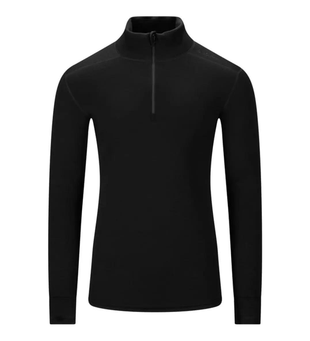 Aclima Fleecewool V2 Polo W/ Zip M'S Jet Black