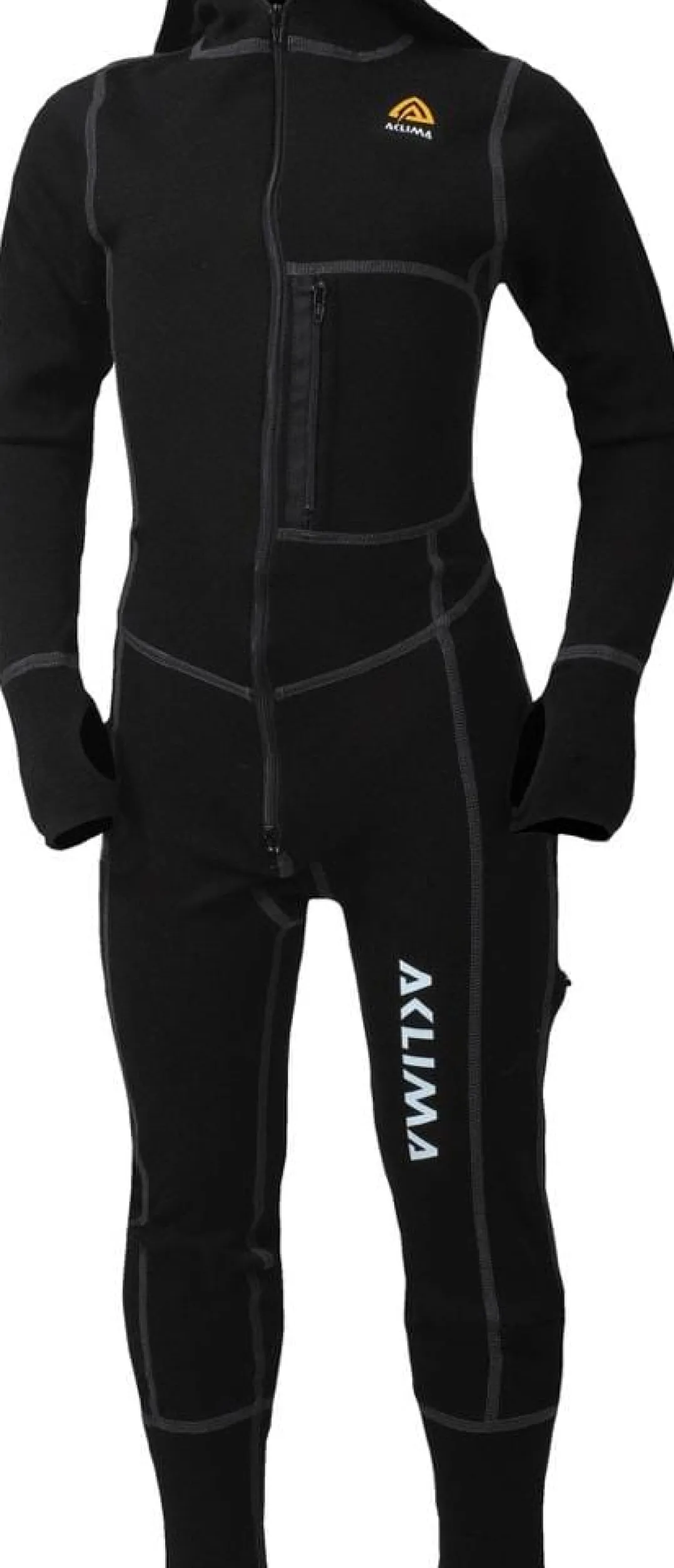 Aclima Kids' Warmwool Overall Jet Black