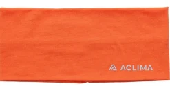 Aclima LightWool Headband Orange Tiger