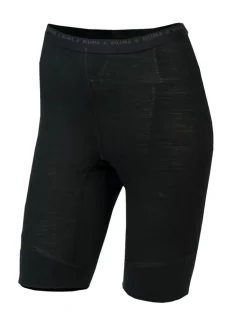 Aclima LightWool Shorts Long Women Jet Black