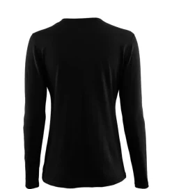Aclima LightWool 140 Undershirt Long Sleeve Woman Jet Black