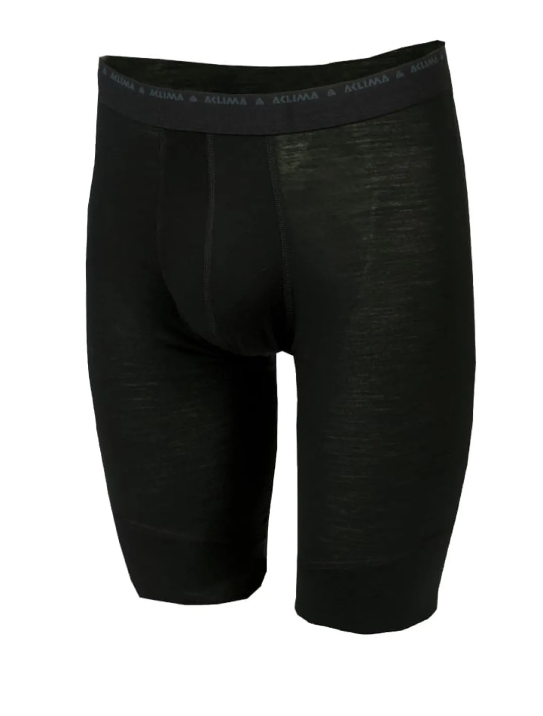 Aclima Men's LightWool Shorts Long Jet Black