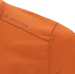 Aclima Men's Lightwool 140 Trail Tee Apricot Orange