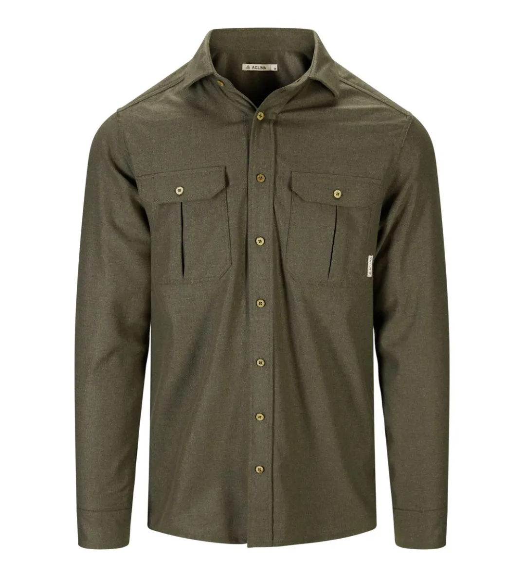 Aclima Men's ReBorn Woolshirt Forest Melange