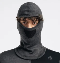 Aclima Men's WarmWool Hoodsweater with Zip Marengo/Jet Black/Corsair