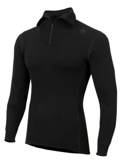 Aclima Men's WarmWool Polo Jet Black