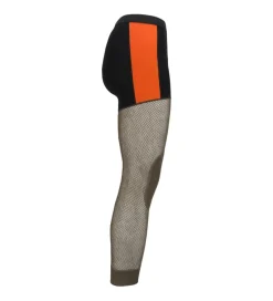 Aclima Men's WoolNet Hybrid Longs Jet Black/Tarmac/Gold Flame