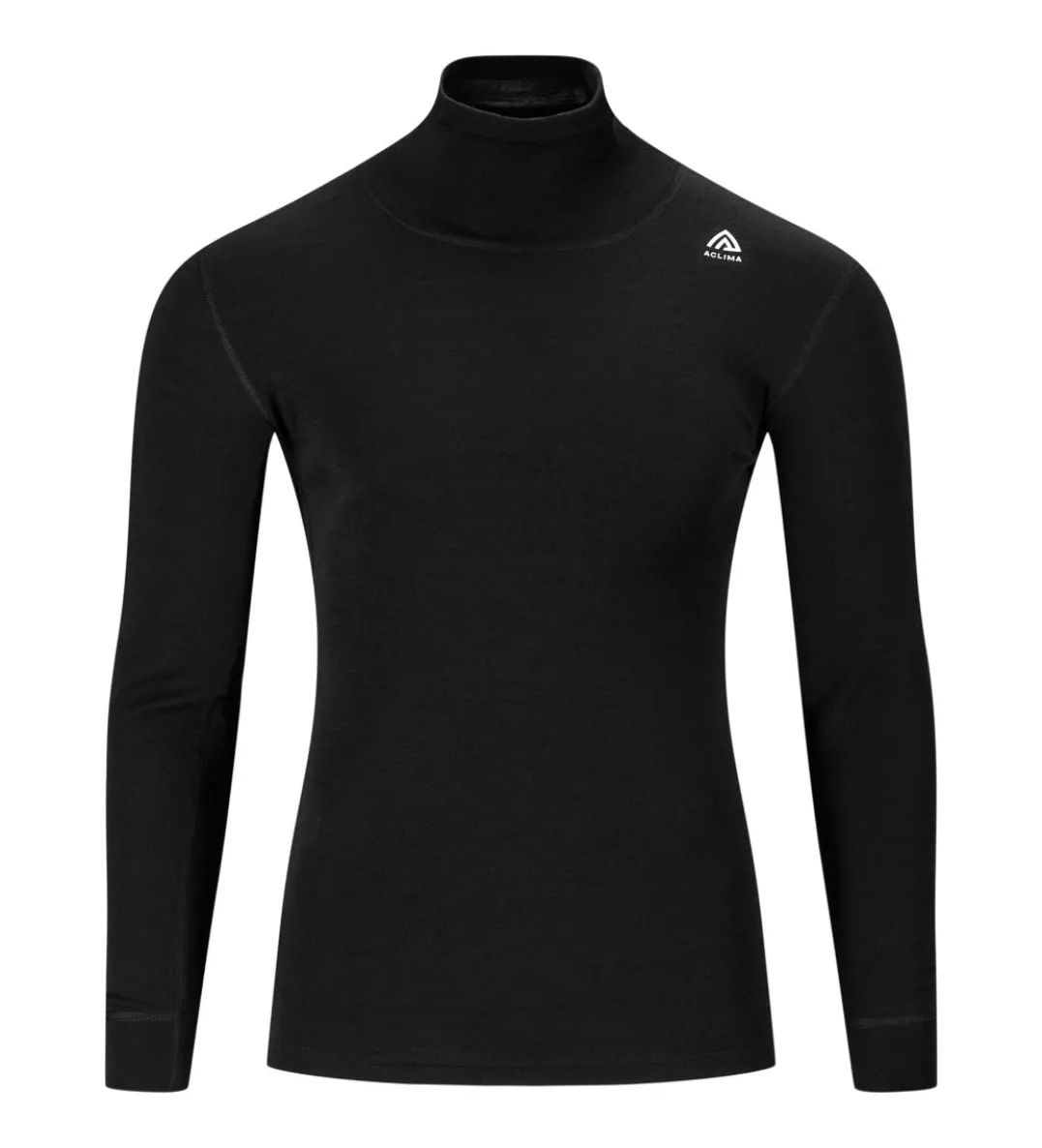 Aclima Warmwool Roll Neck M'S Jet Black