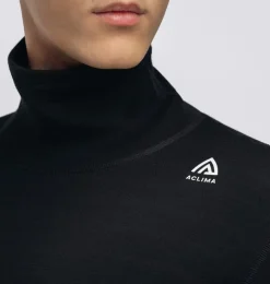 Aclima Warmwool Roll Neck M'S Jet Black