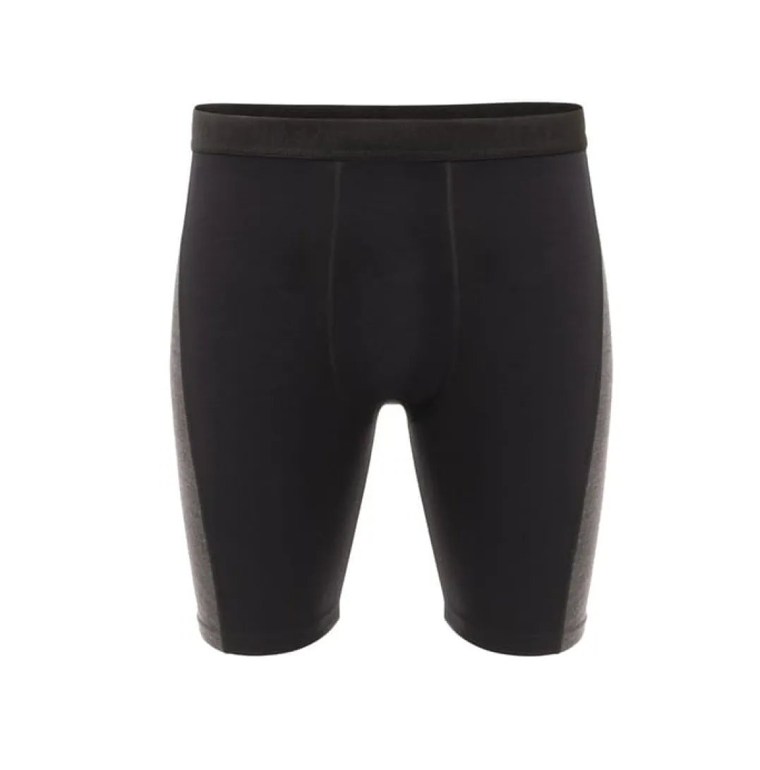 Aclima WarmWool Shorts With Windstopper Man Jet Black / Marengo