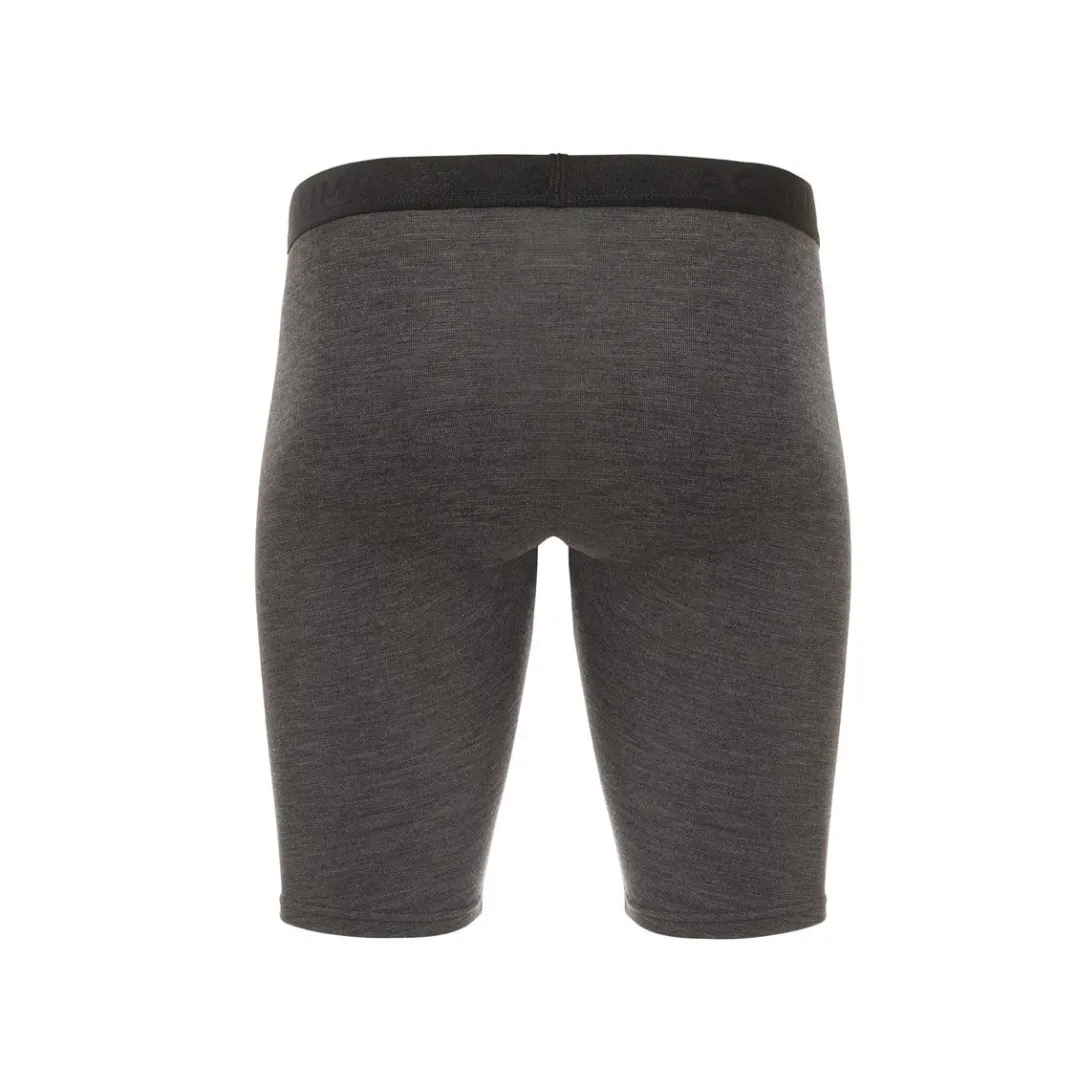 Aclima WarmWool Shorts With Windstopper Man Jet Black / Marengo