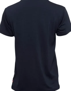 Aclima Women's LightWool 140 Classic Tee Logo Navy Blazer