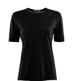Aclima Women's LightWool 140 Undershirt T-shirt Jet Black