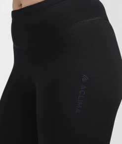 Aclima Womens's Fleecewool V2 Longs Jet Black