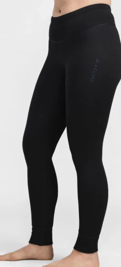 Aclima Womens's Fleecewool V2 Longs Jet Black