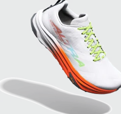 Altra Men's Mont Blanc Speed White/Fiery Coral/Vapor Blue