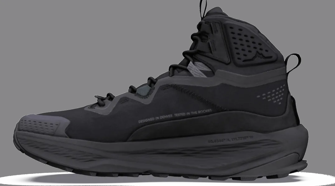 Altra Men's Olympus 7 Mid GORE-TEX Black/Black/Dark Shadow