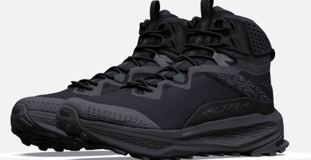 Altra Men's Olympus 7 Mid GORE-TEX Black/Black/Dark Shadow