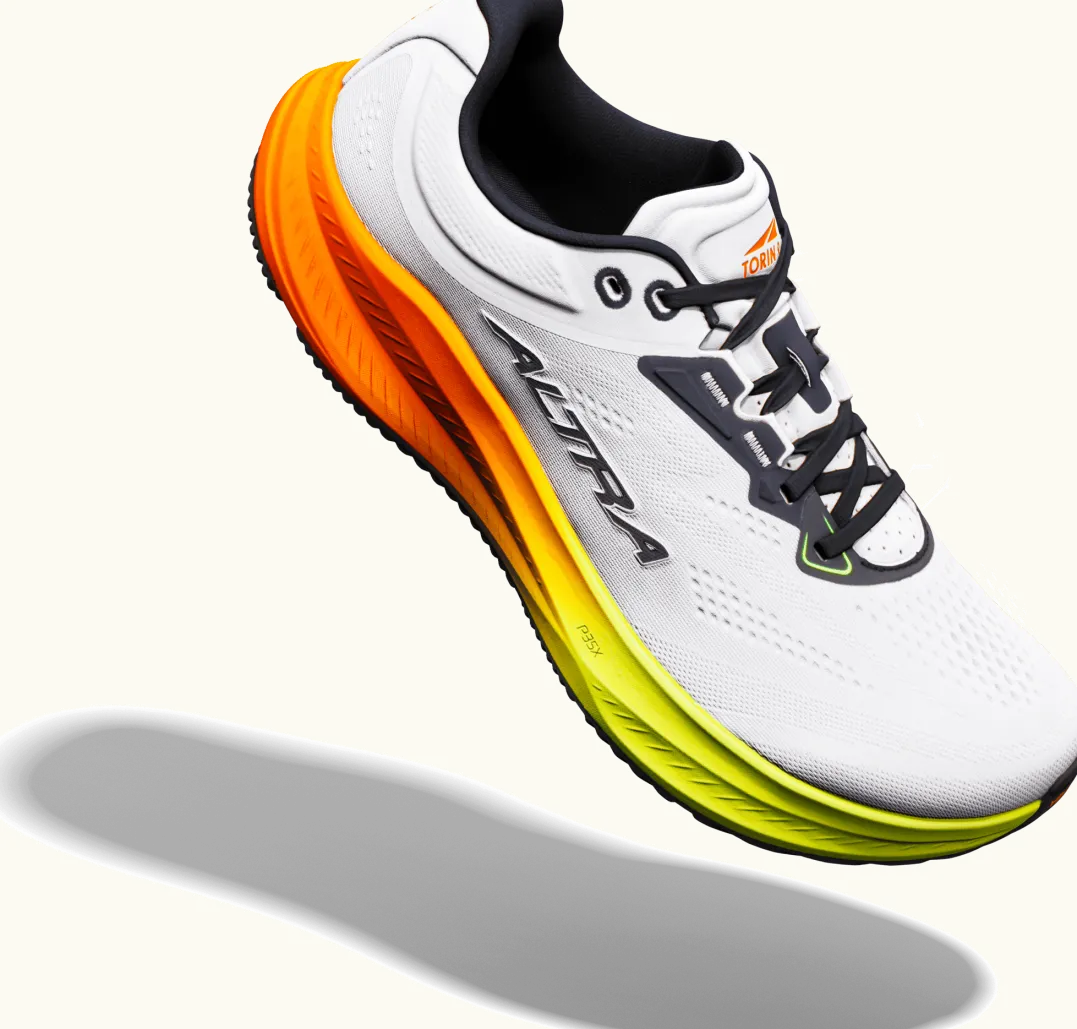Altra Men's Torin 9 White/Black/Safety Yellow