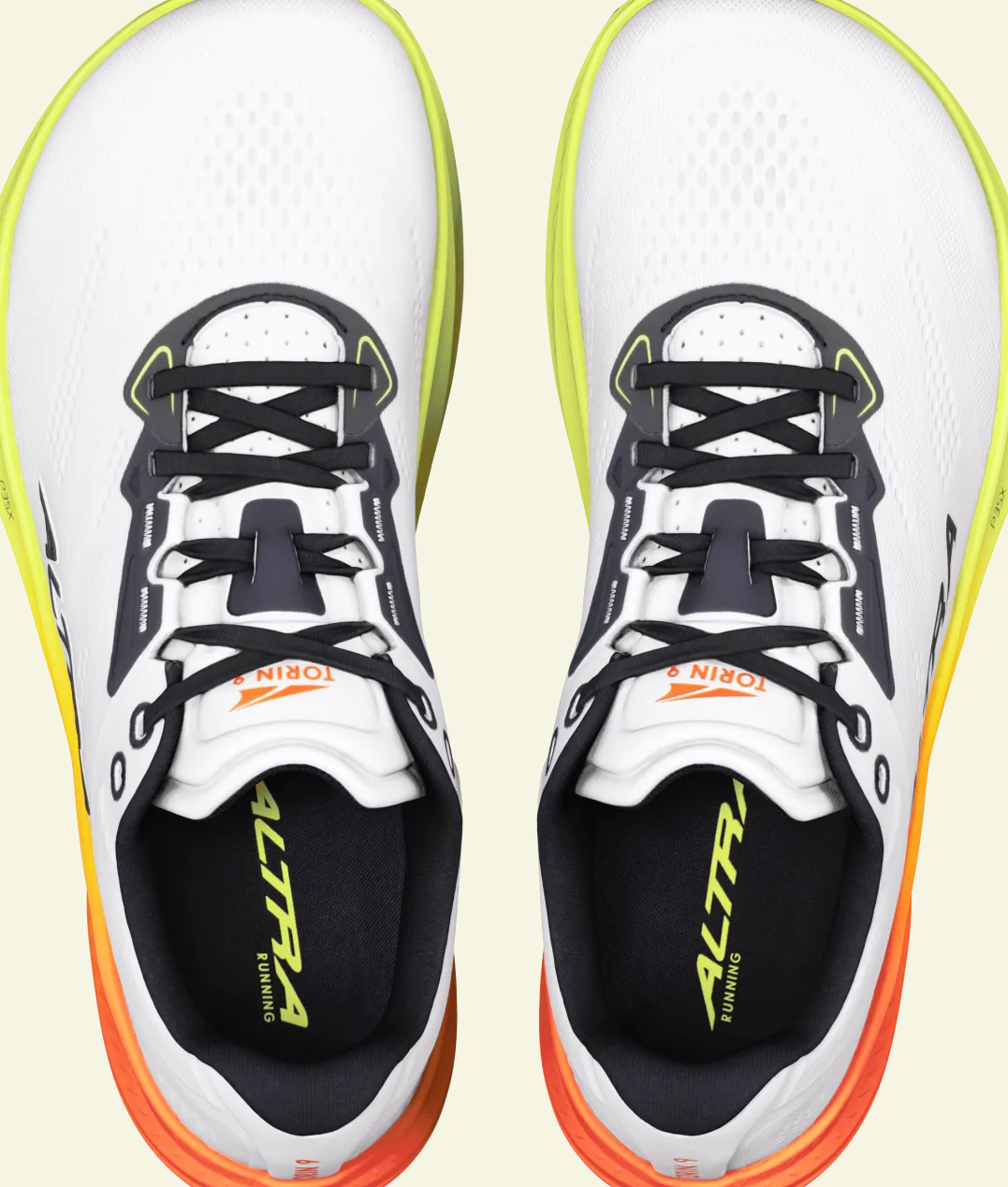 Altra Men's Torin 9 White/Black/Safety Yellow