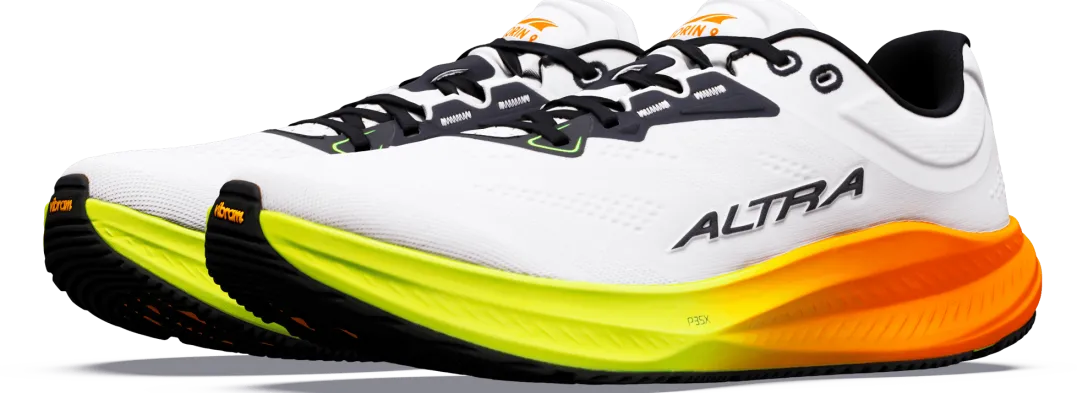 Altra Men's Torin 9 White/Black/Safety Yellow