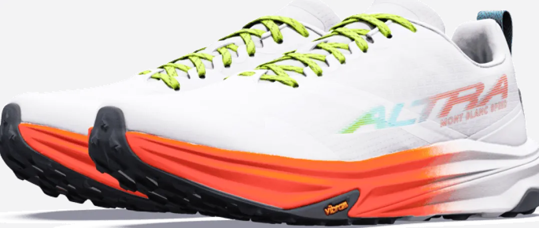 Altra Women's Mont Blanc Speed White/fry Coral/vpr Blu