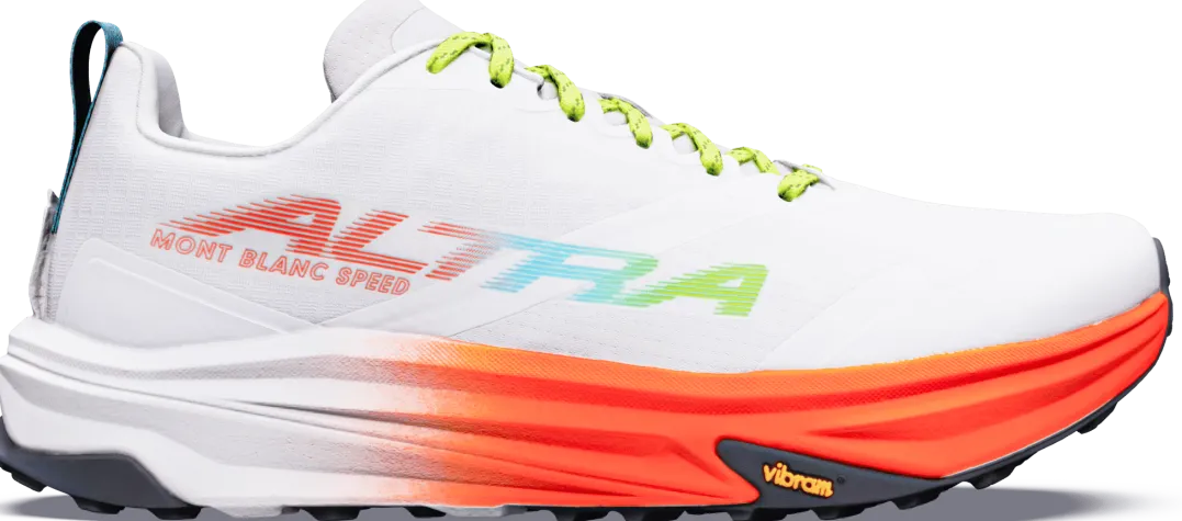 Altra Women's Mont Blanc Speed White/fry Coral/vpr Blu