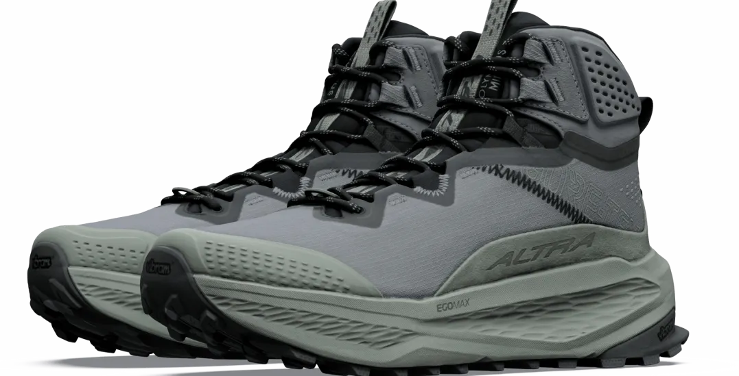 Altra Women's Olympus 7 Mid GORE-TEX Castlerock/Black/Agave Green