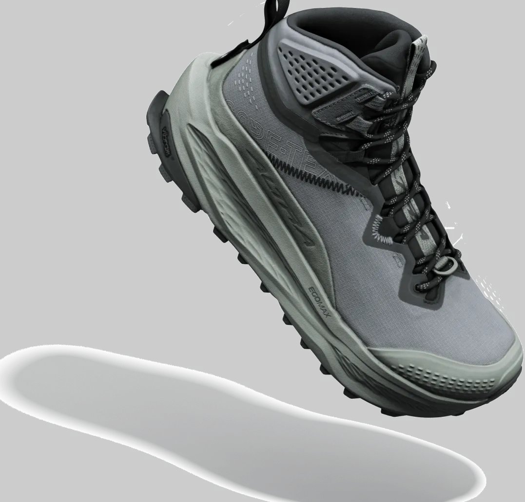 Altra Women's Olympus 7 Mid GORE-TEX Castlerock/Black/Agave Green