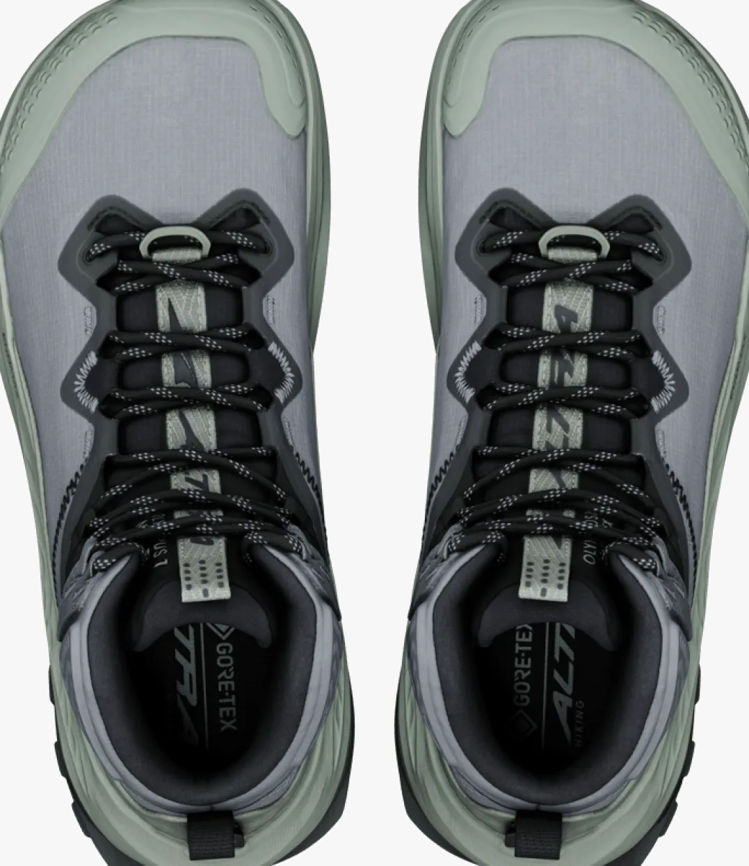 Altra Women's Olympus 7 Mid GORE-TEX Castlerock/Black/Agave Green