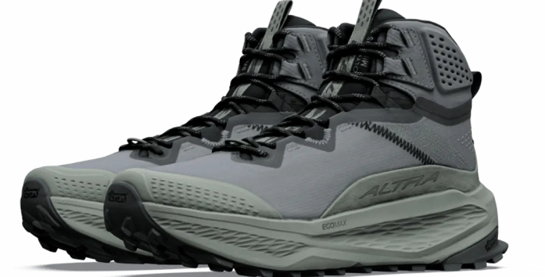 Altra Women's Olympus 7 Mid GORE-TEX Castlerock/Black/Agave Green