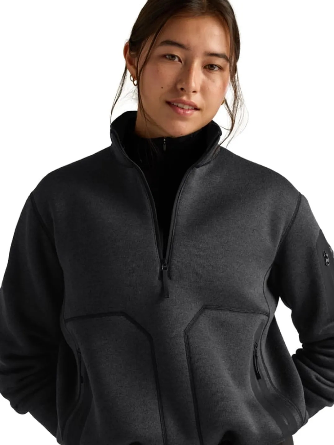 Arc'teryx Covert 1/2 Zip W Black Heather