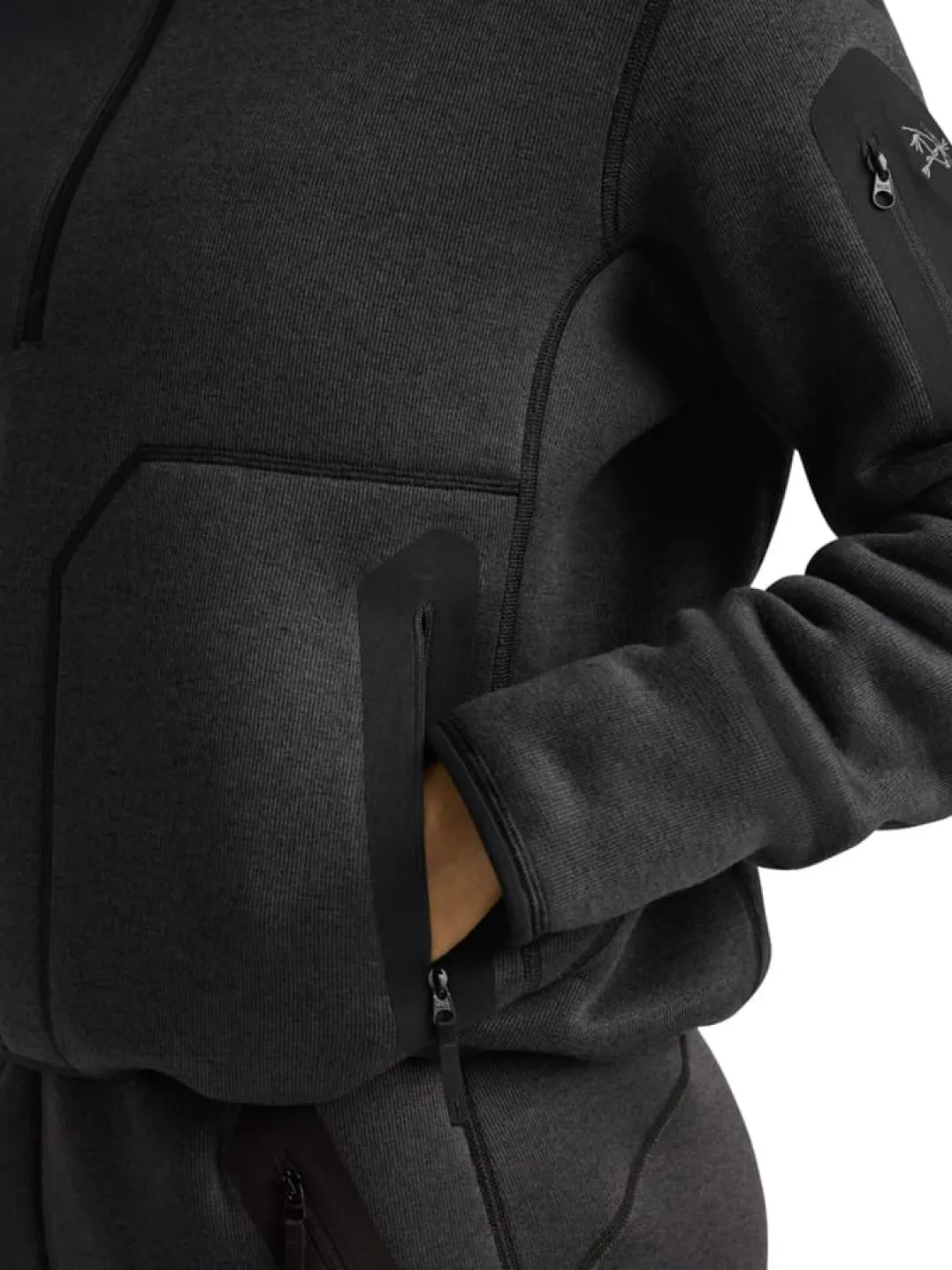 Arc'teryx Covert 1/2 Zip W Black Heather