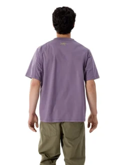 Arc'teryx Kragg Cotton Lithographica Ss M Lt Moondrop