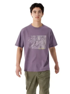 Arc'teryx Kragg Cotton Lithographica Ss M Lt Moondrop