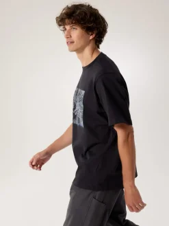 Arc'teryx Kragg Cotton Lithographica Ss M Black