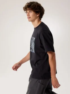Arc'teryx Kragg Cotton Lithographica Ss M Black