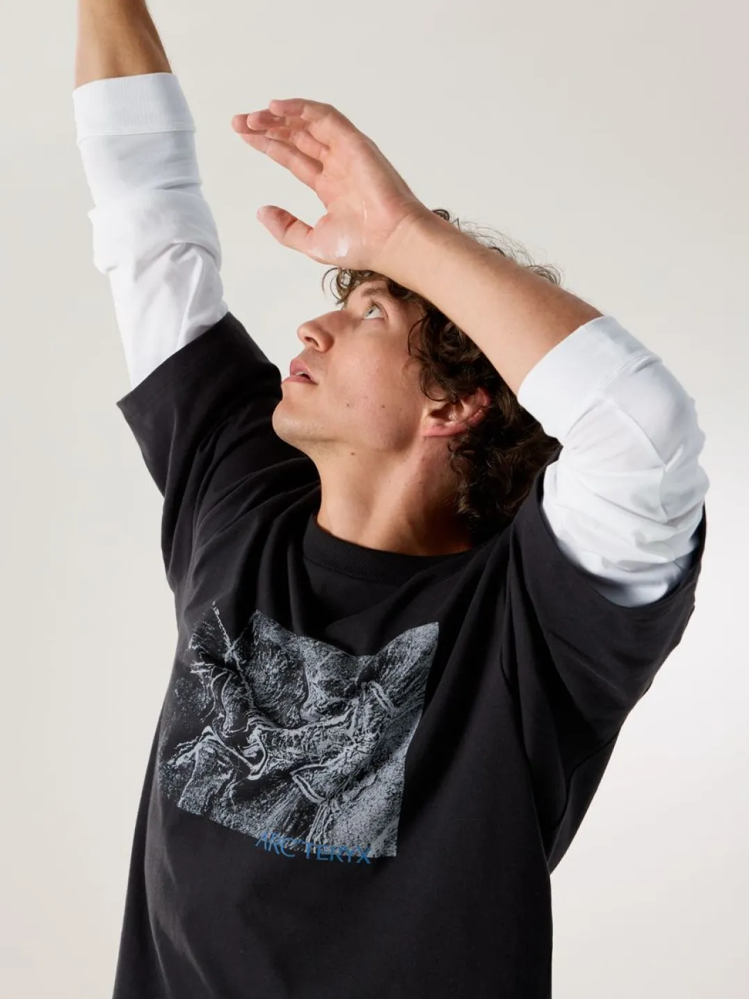 Arc'teryx Kragg Cotton Lithographica Ss M Black