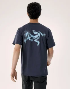 Arc'teryx Kragg SL Cotton Blurred Bird SS M Black Sapphire