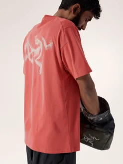 Arc'teryx Kragg SL Cotton Blurred Bird SS M Stone Red