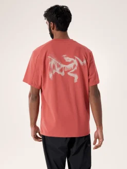 Arc'teryx Kragg SL Cotton Blurred Bird SS M Stone Red