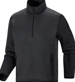 Arc'teryx Men's Covert 1/2 Zip Neck Black Heather