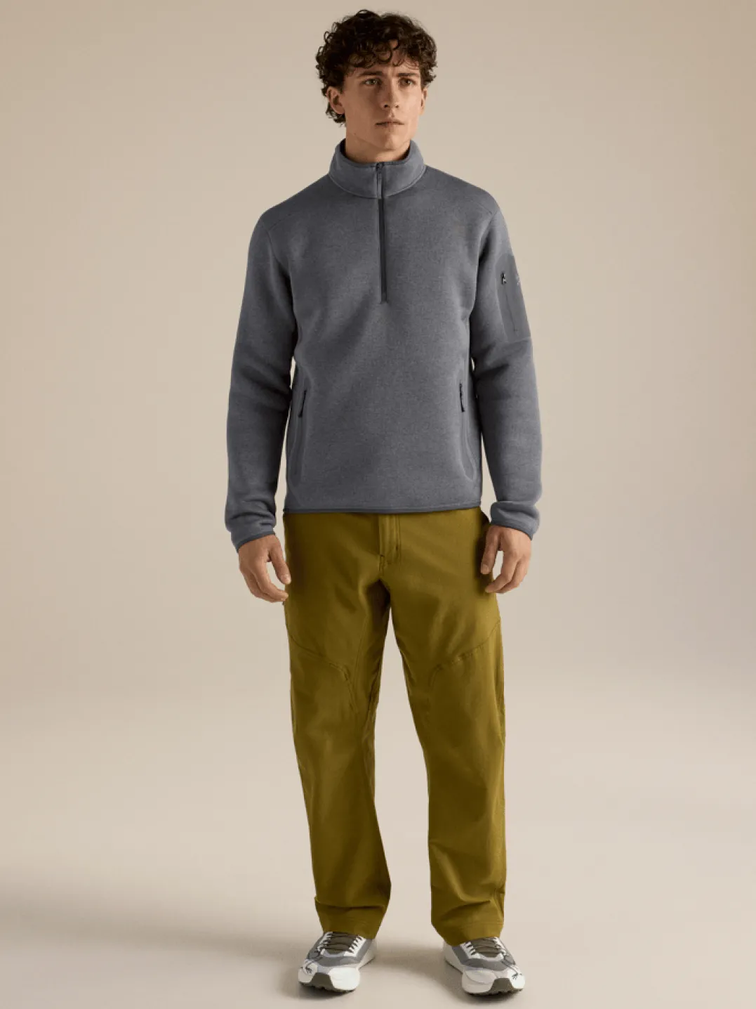 Arc'teryx Men's Covert 1/2 Zip Neck Void Heather