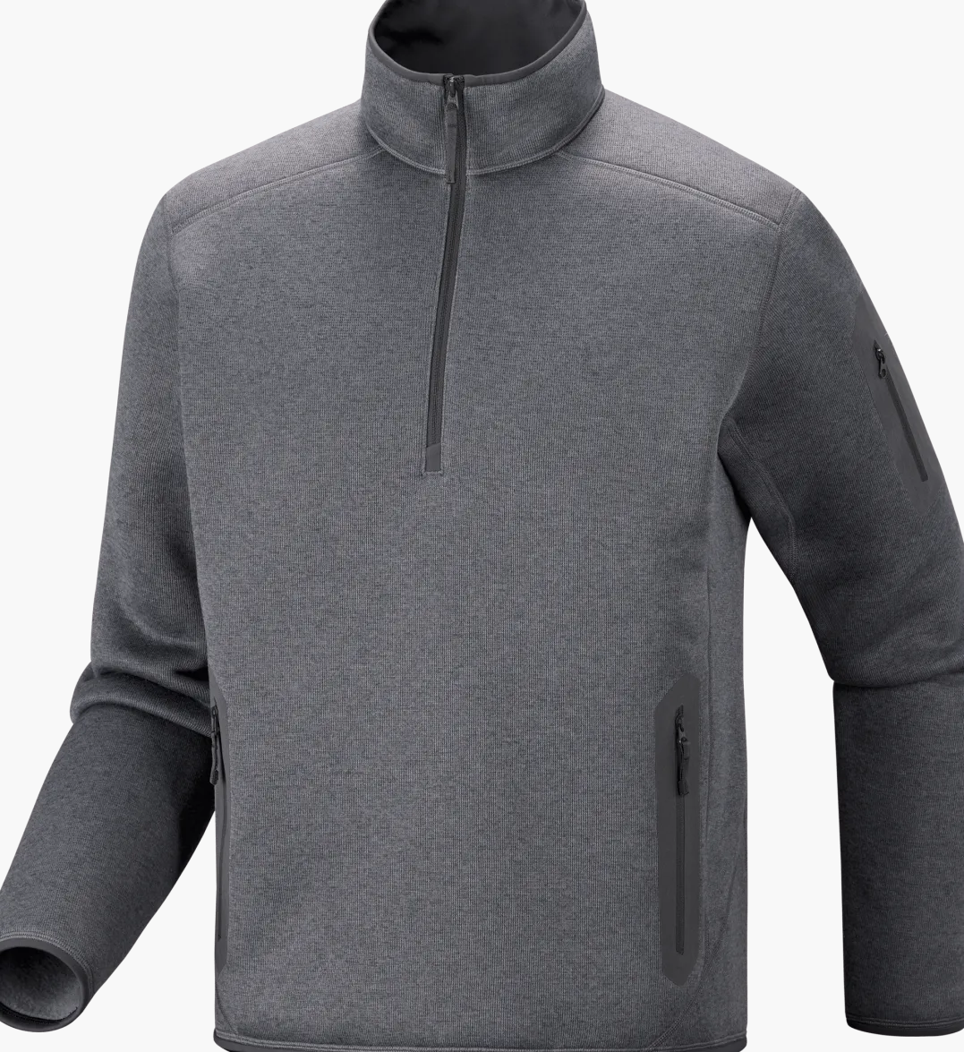 Arc'teryx Men's Covert 1/2 Zip Neck Void Heather